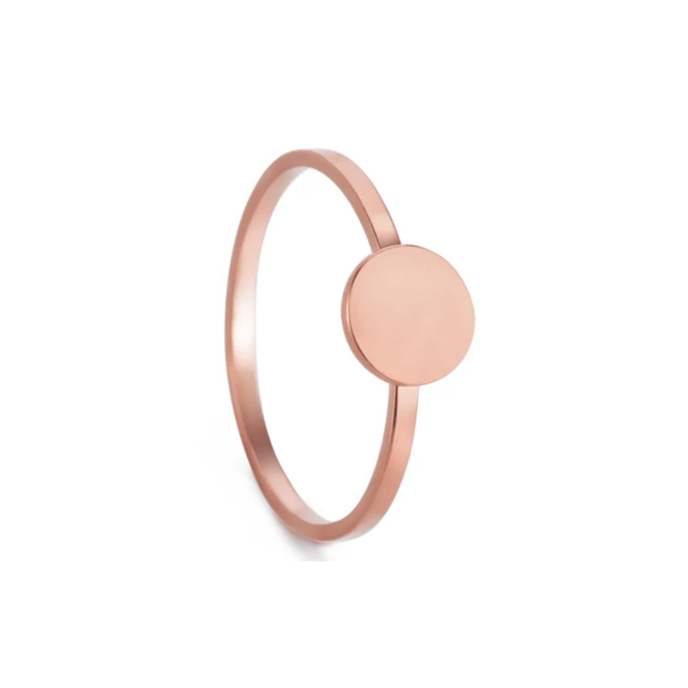 Minimalistický prsten CIRCLE Rose gold